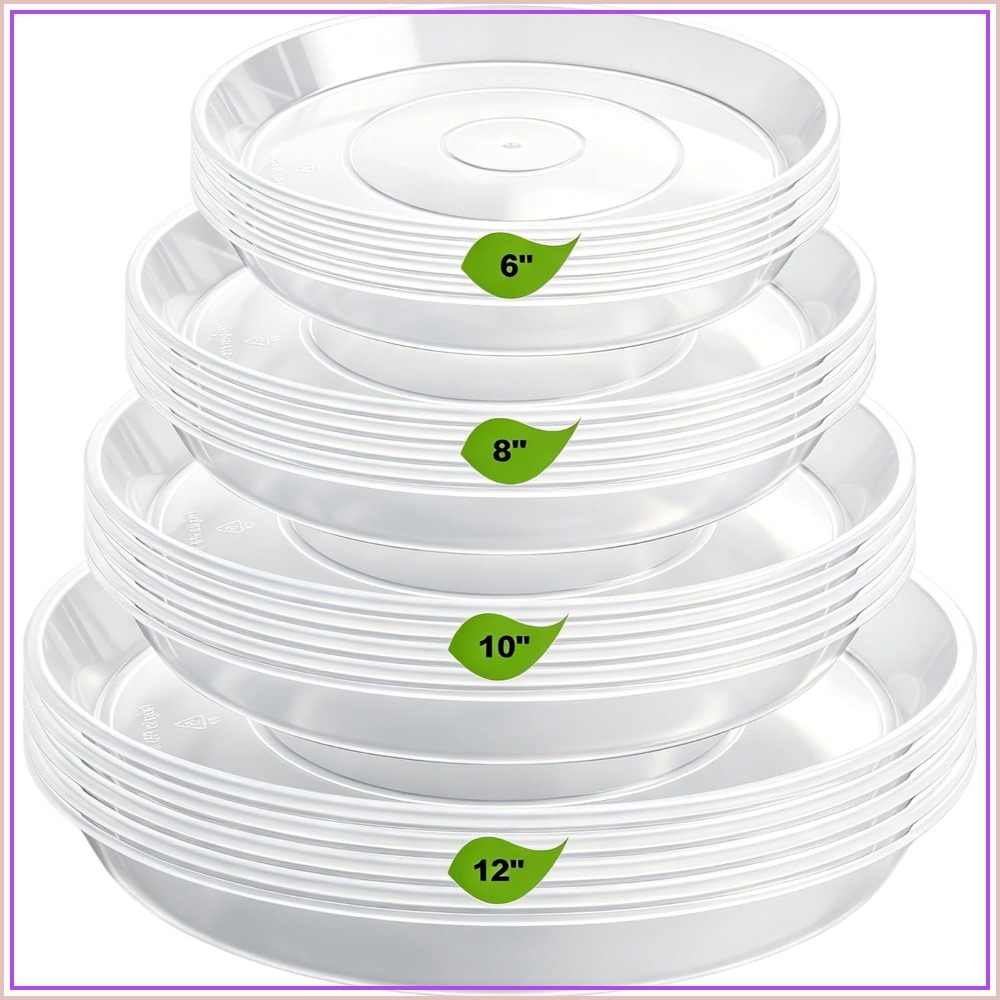 Drip Tray Saucer - 20 Buah Alas Pot Tanaman Tahan