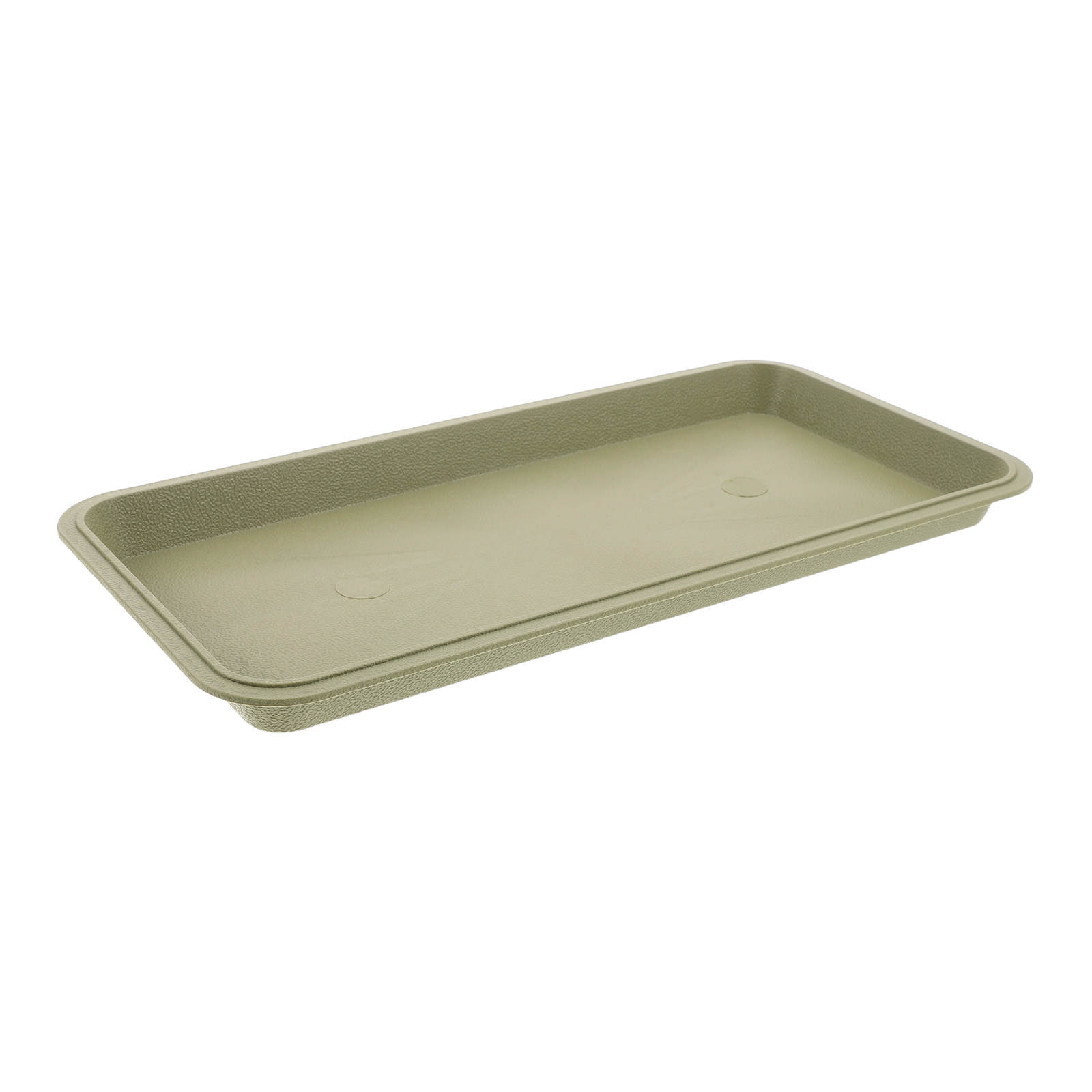 Drip Tray Saucer - Nampan Tanaman Persegi Panjang 29.5x14.5cm, Wadah