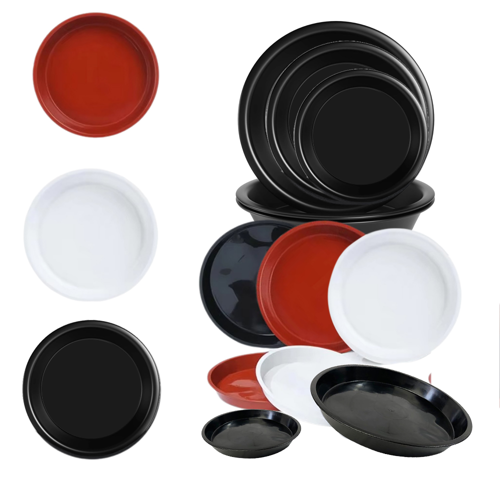 Drip Tray Saucer - 3-5pc tahan lama plastik tanaman piring