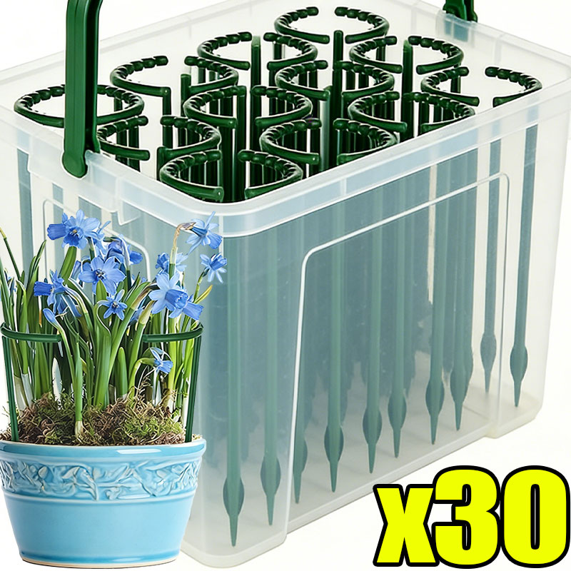 Bonsai Garden Accessories - 30-1 Buah Penyangga Tanaman Plastik Berbentuk