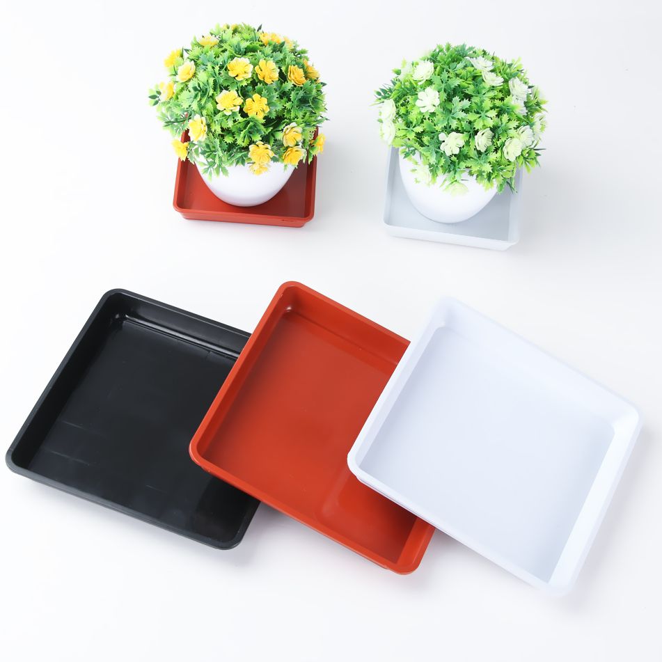 Drip Tray Saucer - Piring plastik bentuk persegi, nampan tetes