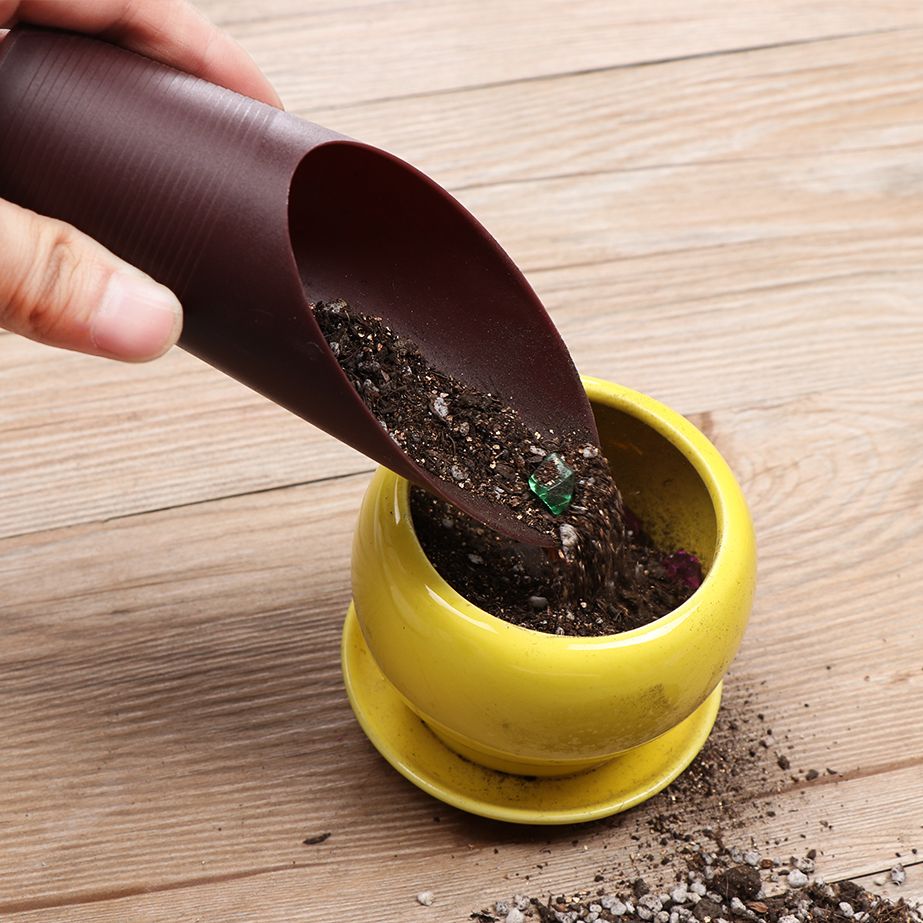 Bonsai Garden Accessories - 1 Buah Sekop Tanah Plastik Cangkir