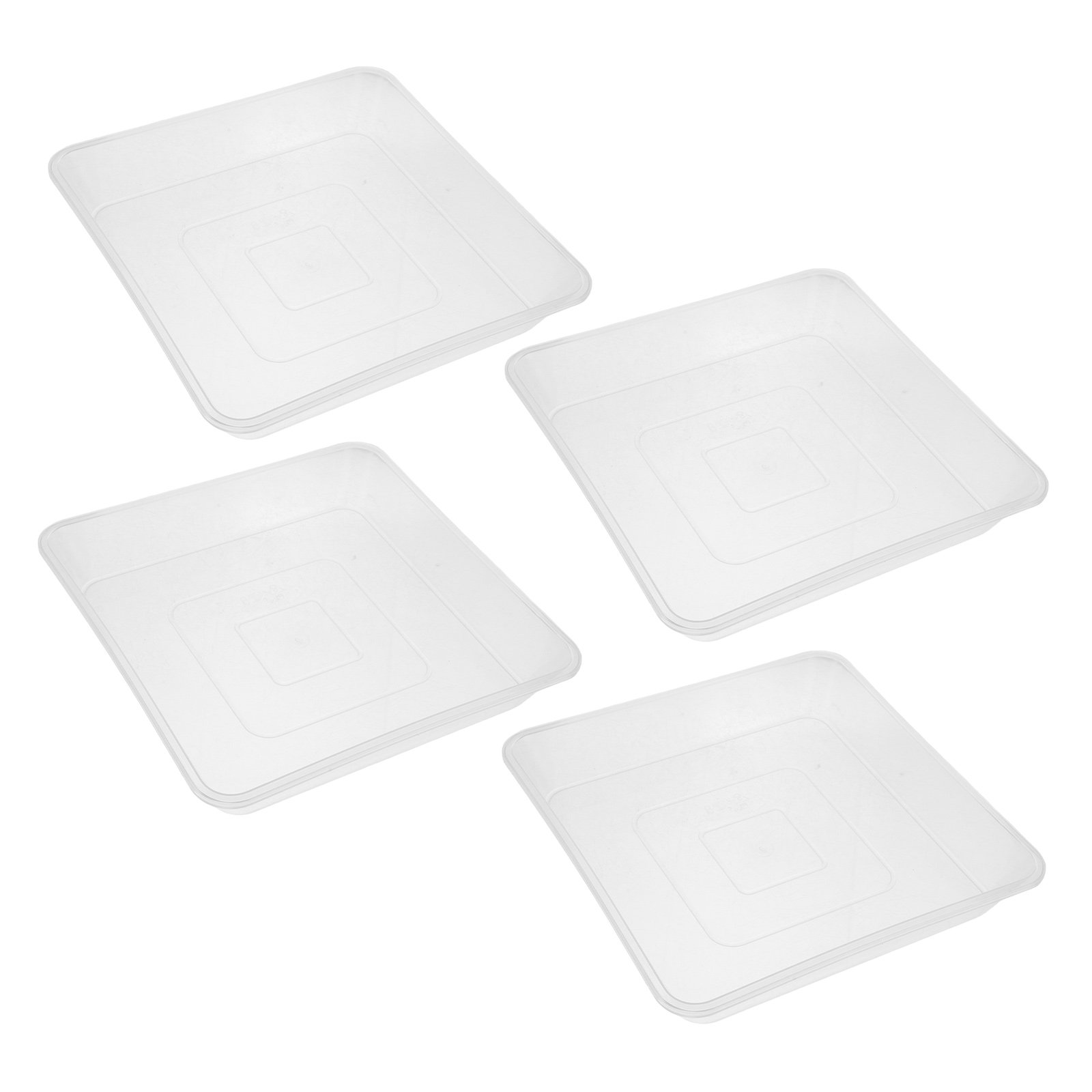 4 Buah Alas Pot Tanaman Perseg - Drip Tray Saucer ulasan dan harga