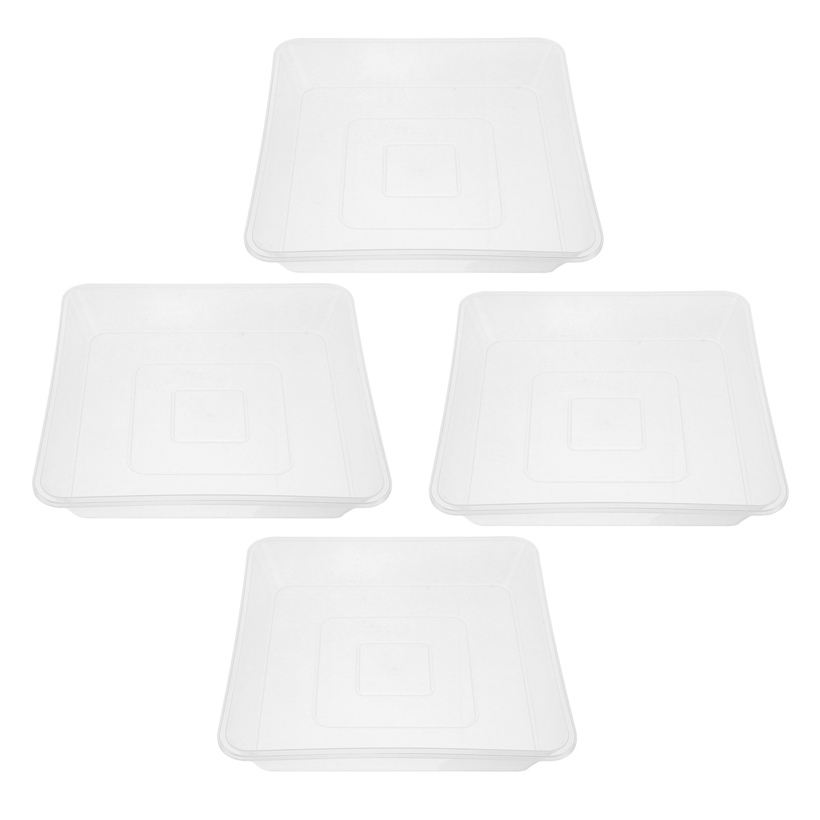 4 Buah Alas Pot Tanaman Perseg - Drip Tray Saucer ulasan dan harga