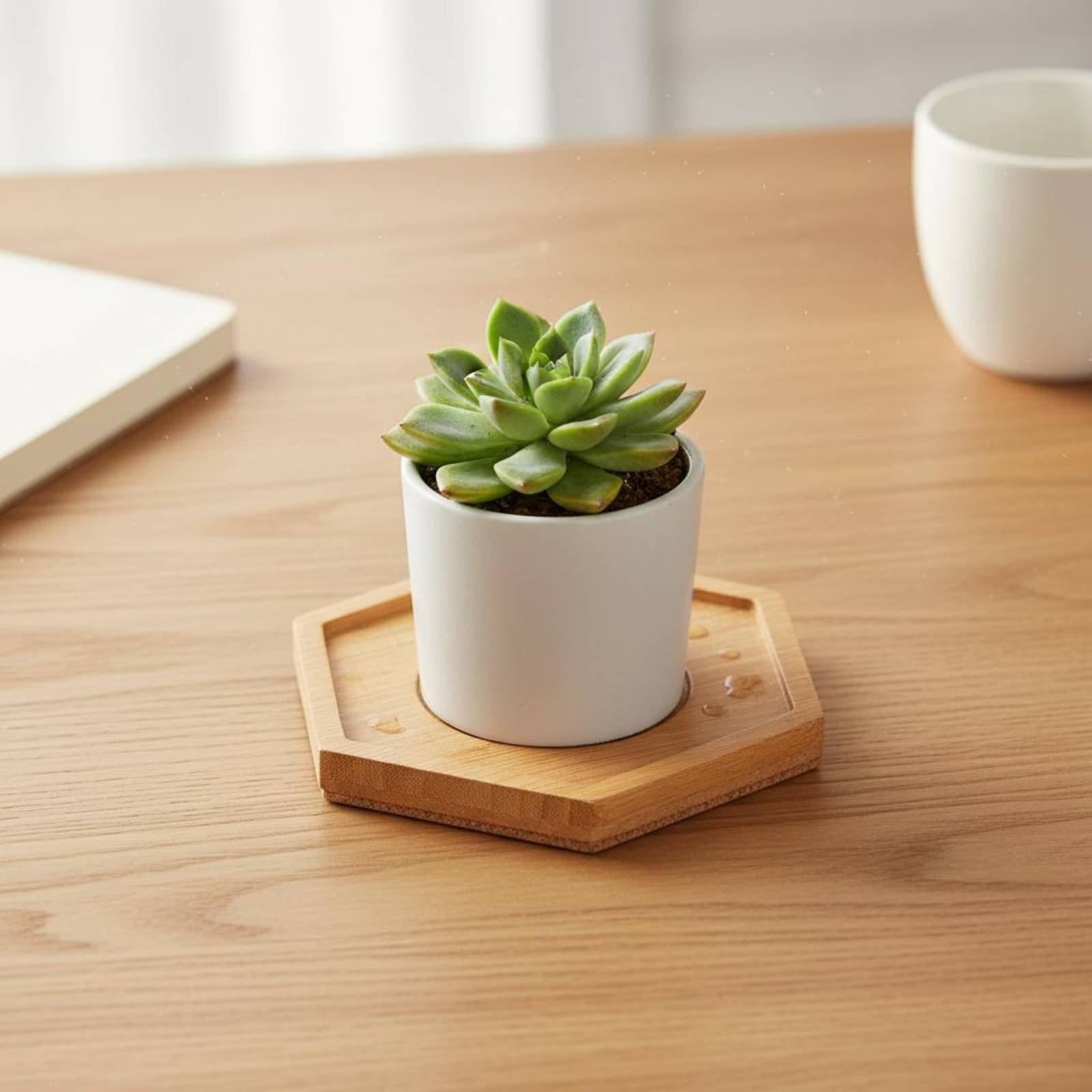 Nampan Industri Kayu Bambu Kec - Drip Tray Saucer ulasan dan harga