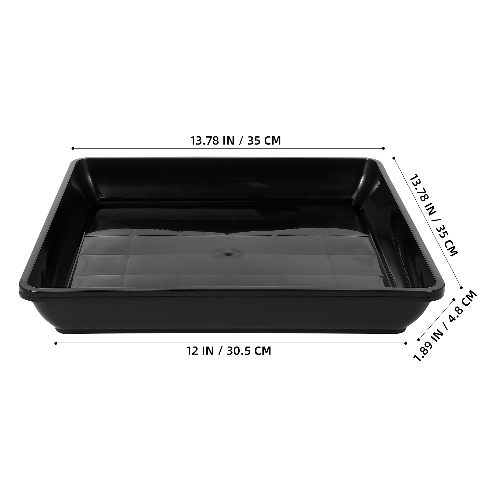 2 Buah Alas Pot Bunga Baki Tan - Drip Tray Saucer ulasan dan harga