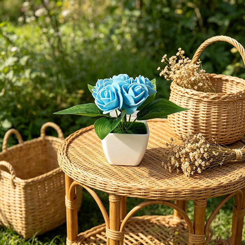 4 buah pot bunga simulasi 6 ma - Bonsai Garden Shop ulasan dan harga