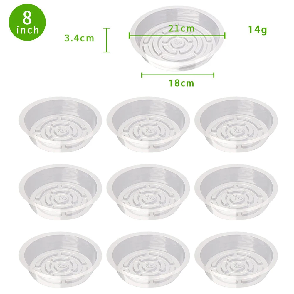 10/24 Buah Piring Tanaman Plas - Drip Tray Saucer ulasan dan harga