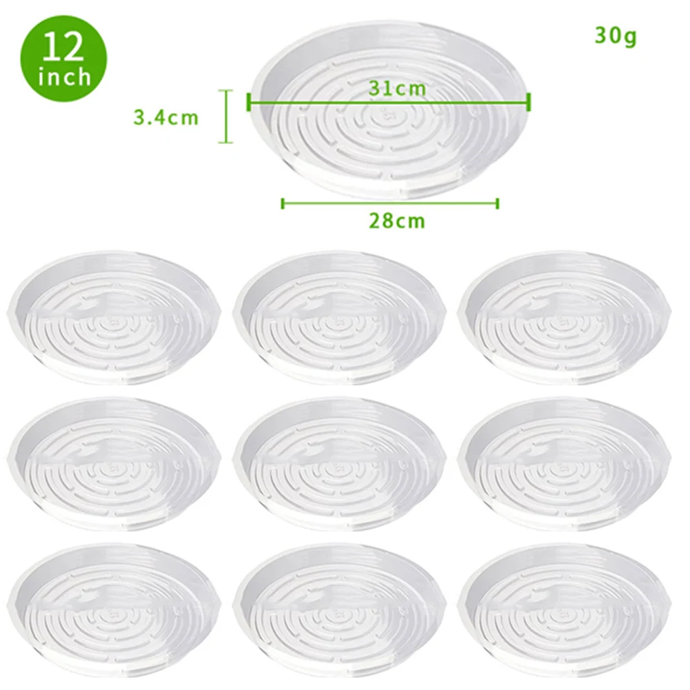 10/24 Buah Piring Tanaman Plas - Drip Tray Saucer ulasan dan harga