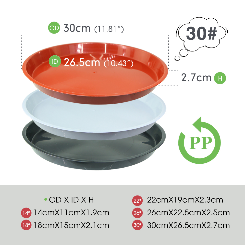 3-5pc tahan lama plastik tanam - Drip Tray Saucer ulasan dan harga