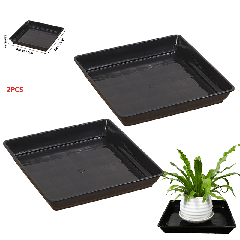 2 Buah Nampan Tanaman Balkon T - Drip Tray Saucer ulasan dan harga