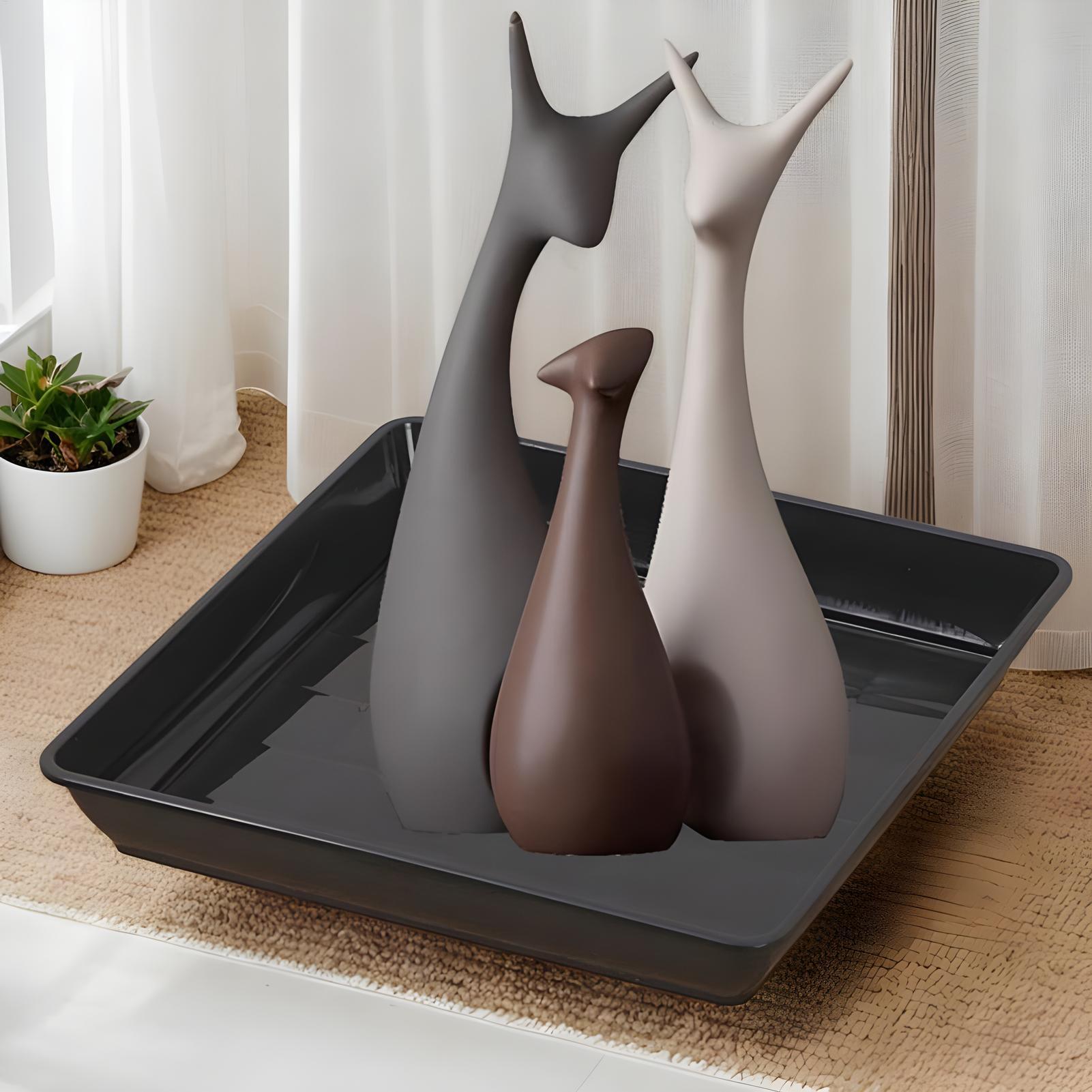 Baki Tanaman untuk Pot 2 Buah, - Drip Tray Saucer ulasan dan harga